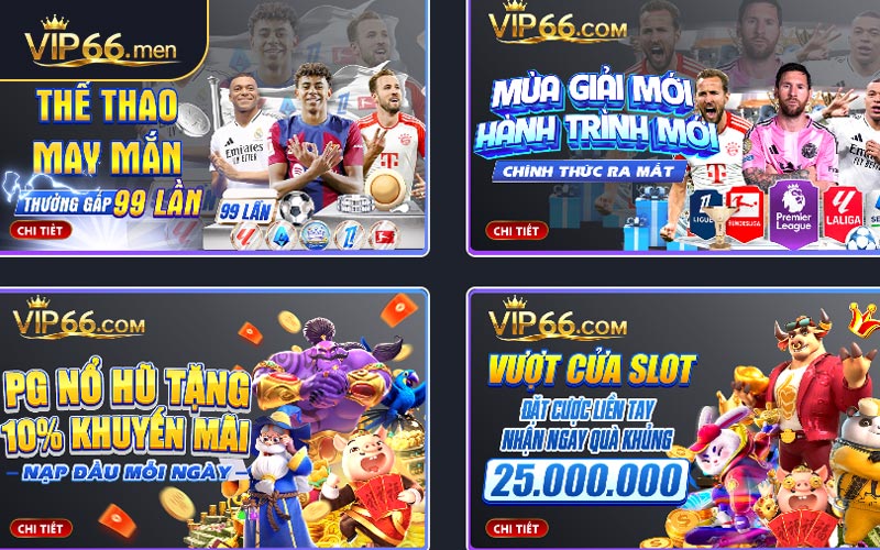 Khuyến mãi VIP66 hấp dẫn, độc đáo